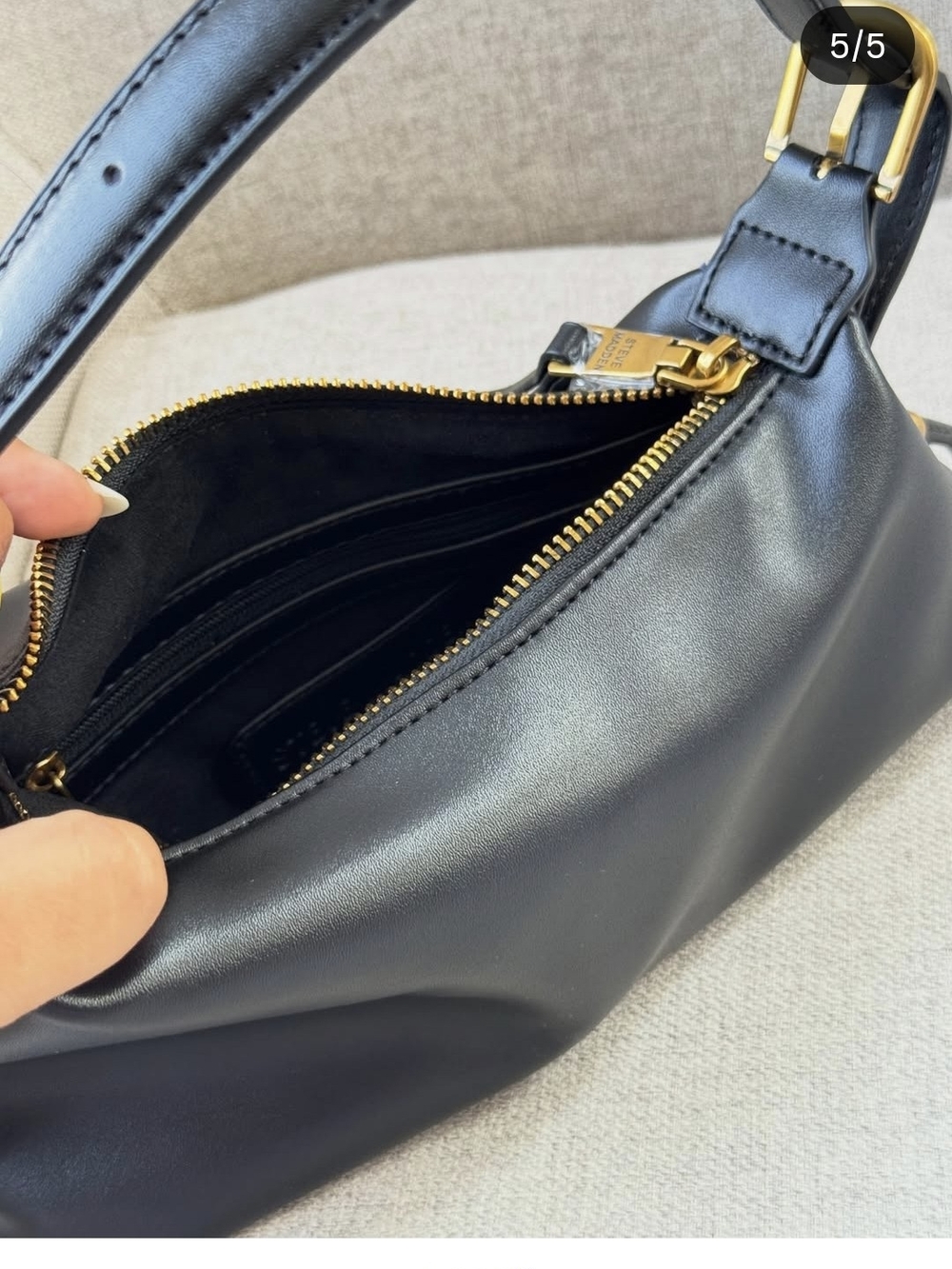 Steve Madden Black Shoulder Bag - Picture 4 of 4
